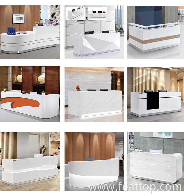 New Style Reception Uniform Design Restaurant Reception Desk Furniture Front Desk